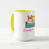 Frühstück im Bett Tasse (Vorderseite Links)