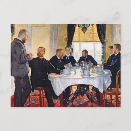 Frühstück im Blankenberghe Postkarte (Vorderseite)