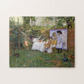 Frühstück im Freien | William Merritt Chase Puzzle (Horizontal)