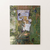Frühstück im Freien | William Merritt Chase Puzzle (Vertikal)