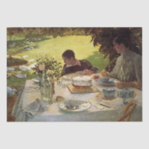 Frühstück im Garten