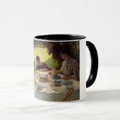 Frühstück im Garten Tasse (VorderseiteRechts)