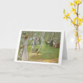 Frühstück im Open by Carl Larsson Karte (Gelbe Blume)