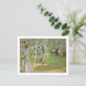 Frühstück im Open by Carl Larsson Postkarte (Stehend Vorderseite)