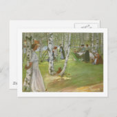 Frühstück im Open by Carl Larsson Postkarte (Vorne/Hinten)