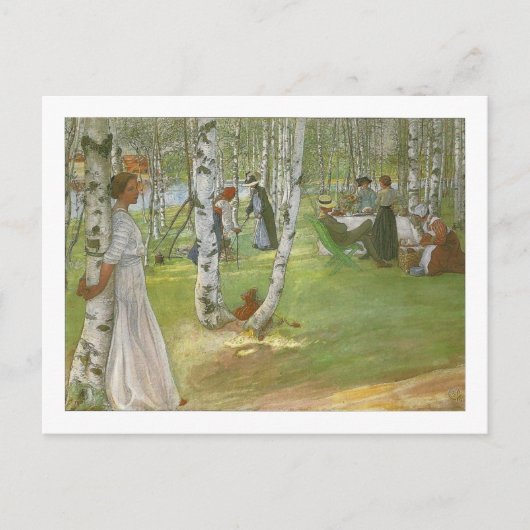 Frühstück im Open by Carl Larsson Postkarte (Vorderseite)