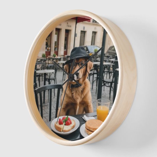 Frühstück im Pariser Café Uhr (Winkel)