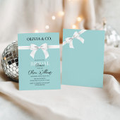 Frühstück im Tiffany's Bridal Dusche Einladung