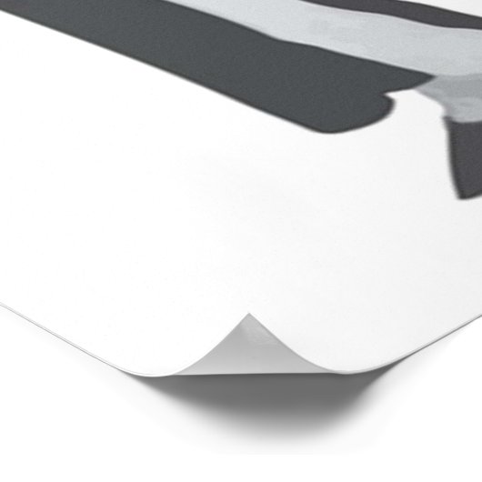 Frühstück im Tiffany's Poster (Ecke)