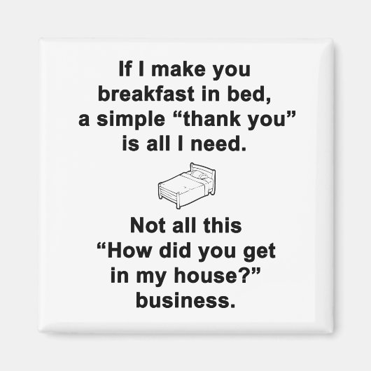 Frühstück in Bed and Breakfast Magnet (Vorne)