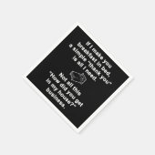 Frühstück in Bed and Breakfast Serviette (Ecke)