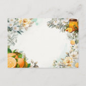 Frühstück in Bed Blank Recipe Karte (Rückseite)