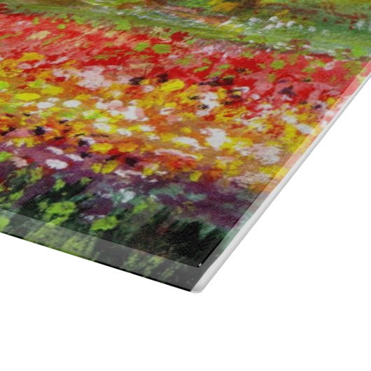 FRÜHSTÜCK IN DEN Blume DER TUSKANISCHEN LANDSCHAFT Schneidebrett (Ecke)