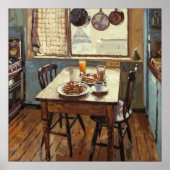 Frühstück in der Küche - Stil der Painterly Impres Poster (Vorne)