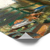 Frühstück in der Loggia, Sargent 1910 Poster (Ecke)