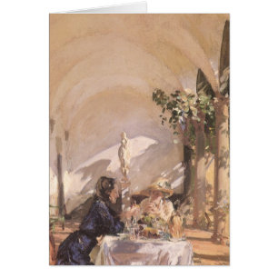 Frühstück in der Loggia von John Singer Sargent