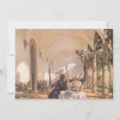 Frühstück in der Loggia von John Singer Sargent (Vorderseite)