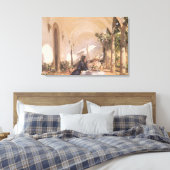 Frühstück in der Loggia von John Singer Sargent Leinwanddruck (Insitu (Schlafzimmer))