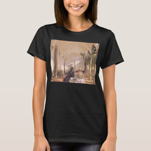 Frühstück in der Loggia von John Singer Sargent T-Shirt (Vorderseite)