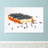 Frühstück in der Yogakultur Leinwanddruck (Insitu (Holzboden))