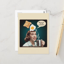 Frühstück in dieser Wirtschaft surreale Frau