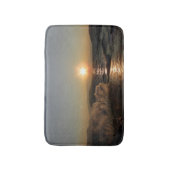 Frühstück in Kroatien schöner Sonnenuntergang Badematte (Vorderseite Vertikal)