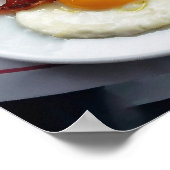 Frühstück in Paris-Frankreich-Poster Poster (Ecke)