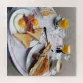 Frühstück in Paris Frankreich Puzzle (Horizontal)