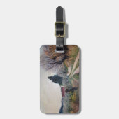 FRÜHSTÜCK IN VERNALESE / Toskana L Parchment Gepäckanhänger (Vorderseite vertikal)