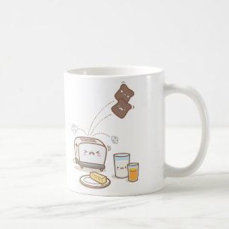 Frühstück ist ruinierte Tasse