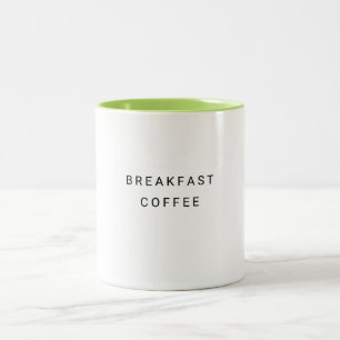 Frühstück Kaffee Niedliches Trendangebot Zweifarbige Tasse