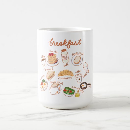 Frühstück Kaffeetasse (Mittel)