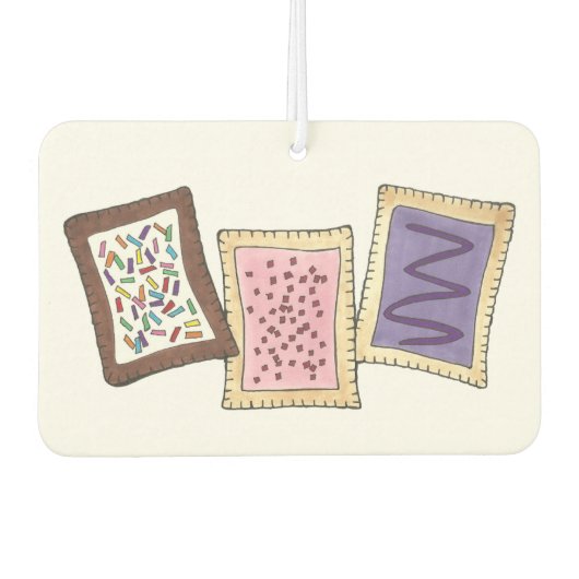 Frühstück Konditorei Mattiert Toaster Konditorei F Autolufterfrischer (Vorderseite)