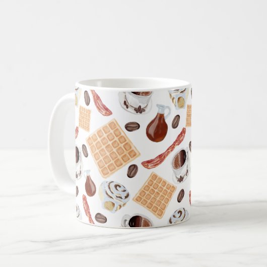 Frühstück Lebensmittel Kaffeetasse (Vorderseite Links)