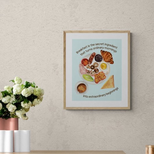 Frühstück Liebhaber Essen Kostenvoranschlag Küche  Poster