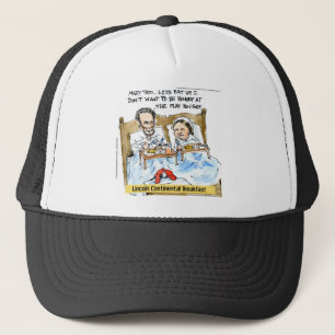 Frühstück Lincoln Lustige Geschenke, T-Shirts & Ka Truckerkappe