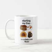 Frühstück: Mein Tag beginnt mit einem leckeren Auf Kaffeetasse (Links)