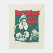 Frühstück mit Buddy Fleecedecke (Vorderseite)