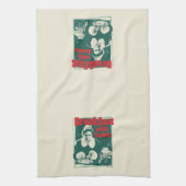 Frühstück mit Buddy Geschirrtuch (Vertikal)