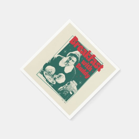 Frühstück mit Buddy Serviette (Ecke)