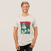 Frühstück mit Buddy Tri-Blend Shirt (Vorderseite voll)