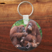 Frühstück mit dem Orangutans Zoo in Singapur Schlüsselanhänger (Vorderseite)