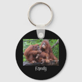 Frühstück mit dem Orangutans Zoo in Singapur Schlüsselanhänger (Rückseite)