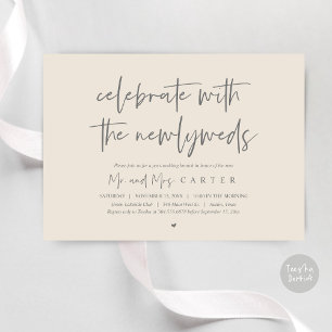 Frühstück mit den Frischvermählten nach der Hochze Einladung