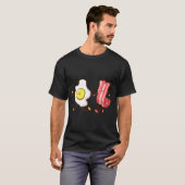 Frühstück mit Ei und Bacon T-Shirt (Vorne ganz)