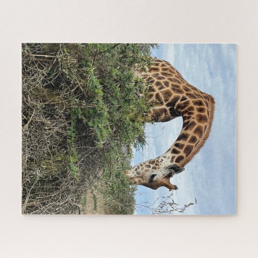 Frühstück mit Giraffe Puzzle (Horizontal)