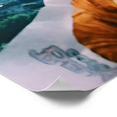 Frühstück mit Küstenansicht Fotografie Print Poster (Ecke)