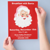 Frühstück mit Weihnachten Flyer (Hand)