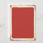 Frühstück mit Weihnachten-Party Einladung (Rückseite)