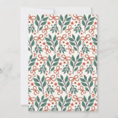 Frühstück mit Weihnachtskid Geburtstag Foto Einladung (Rückseite)